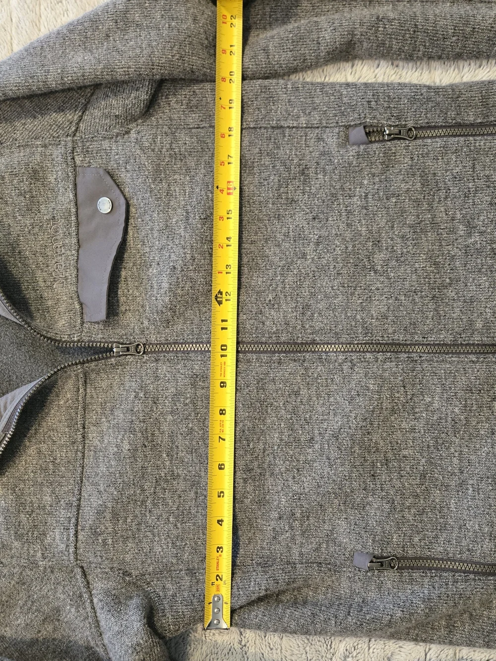 Marmot Men's Heather Gray Full-Zip Fleece Jacket